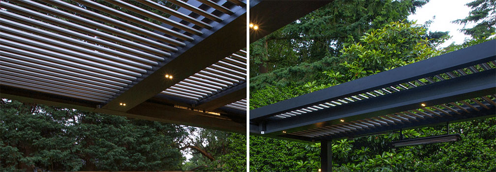 Struxure pergola open options