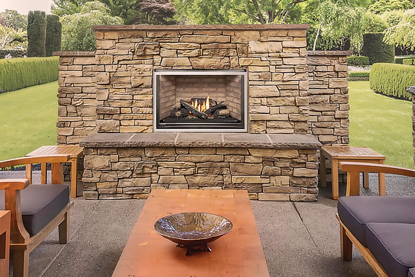 Outdoor Fireplace