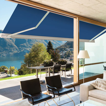SummerSpace blue awning